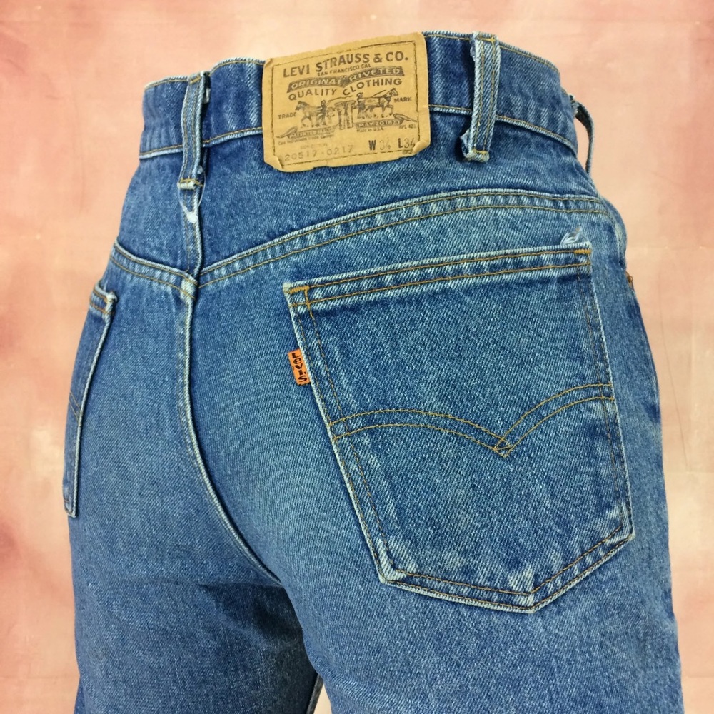 Vintage Orange Label Levi Jeans 🐴✨
